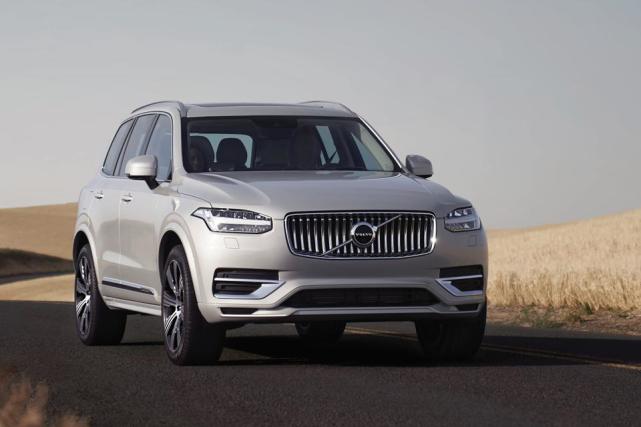 2022款沃尔沃 xc90:t8顶配铭文版