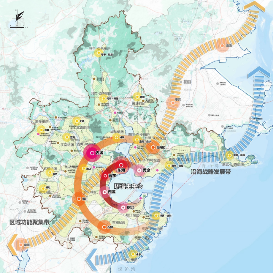 泉州建500万人口特大城市台商区规划在环湾城区