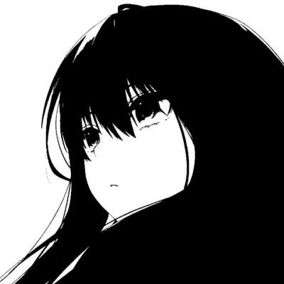 黑白动漫女头也太那个了吧
