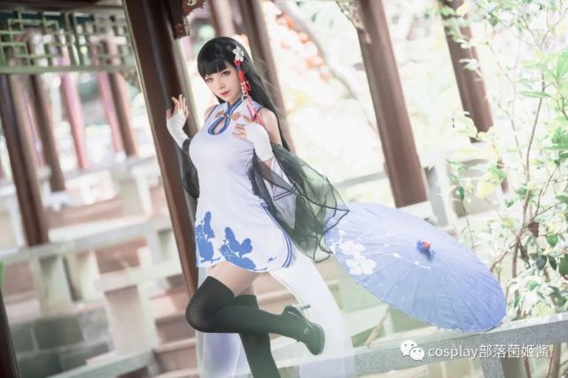 cos:碧蓝航线旗袍逸仙cos正片@榛子