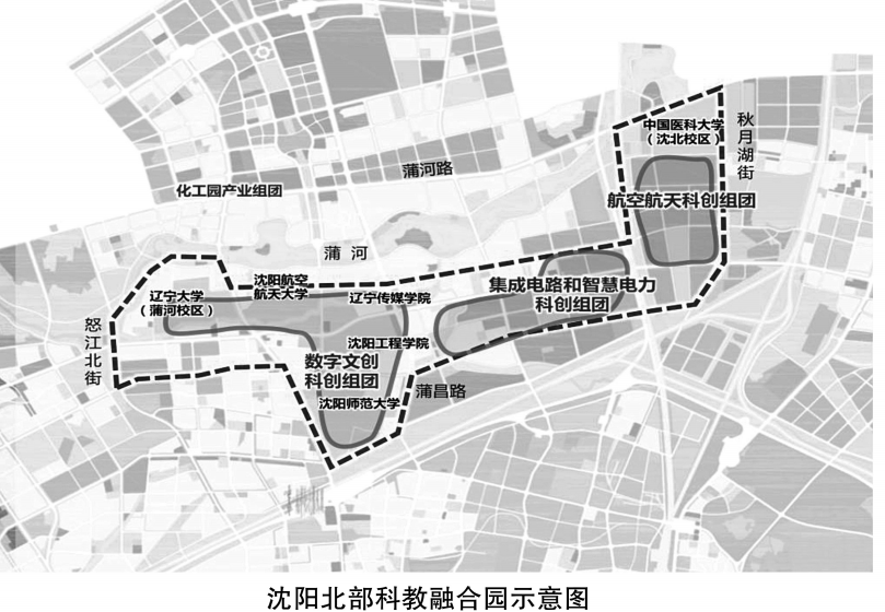 浑南科技城:在浑南区规划建设面积约91平方公里的浑南科技城,在东西