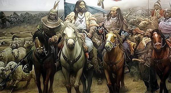 公元603年,西突厥达头可汗在内乱中流亡位于隋朝治下的吐谷浑故地,不