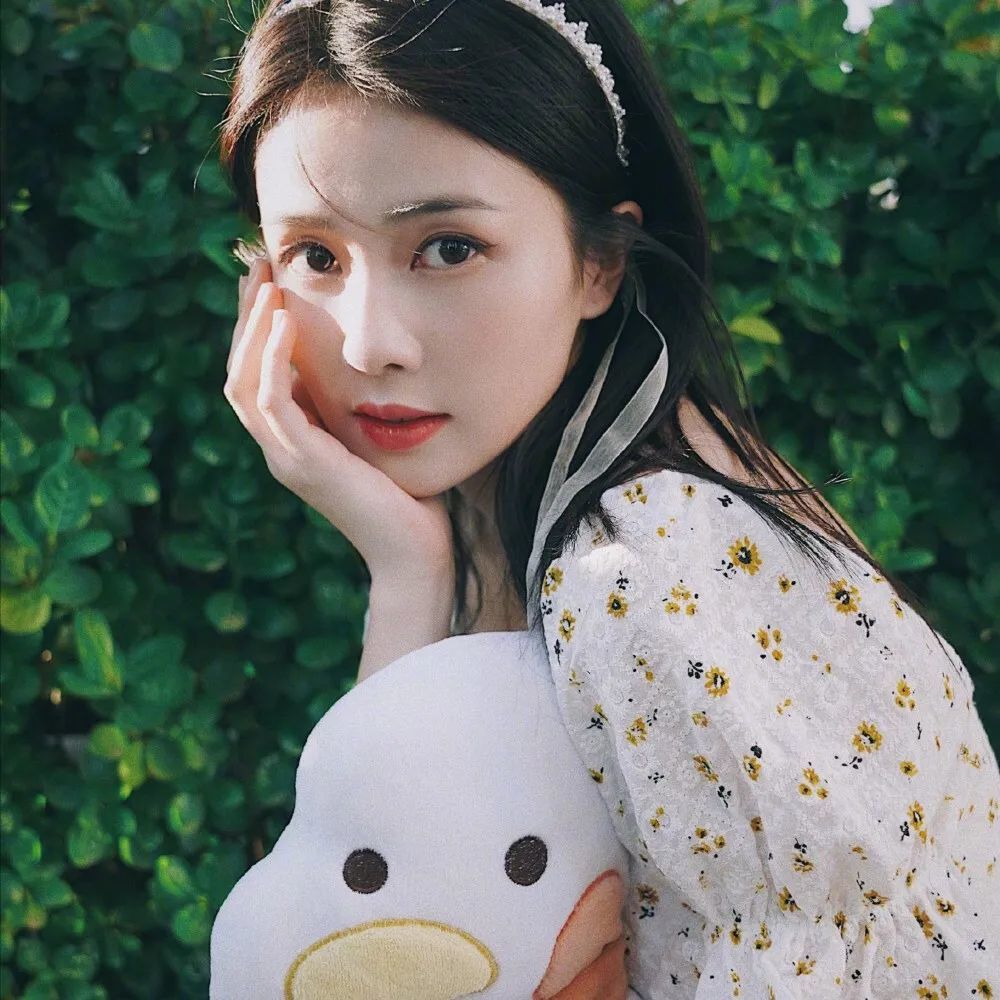 明星白鹿宝藏女孩头像壁纸