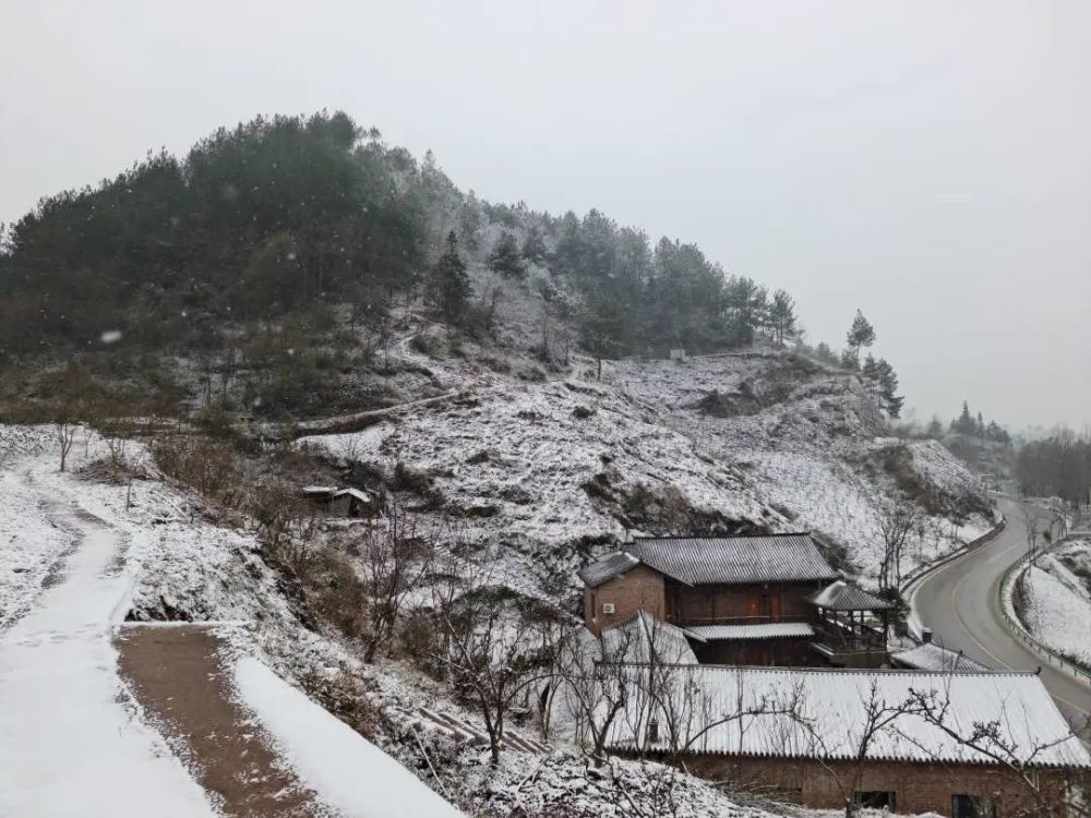 雪雪雪来了云阳迎来今冬第一场瑞雪