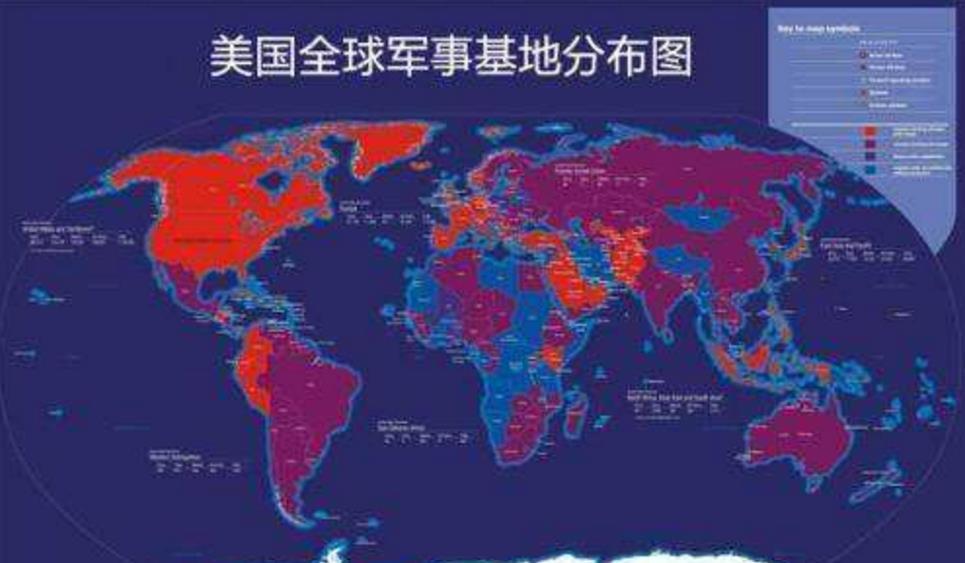 美国在全球各地共有27万驻军被驻军的国家总共可以被分成这4类