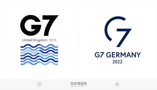 2022年g7官方logo发布|德国_时政|阿尔卑斯山脉|七国集团|德国政府
