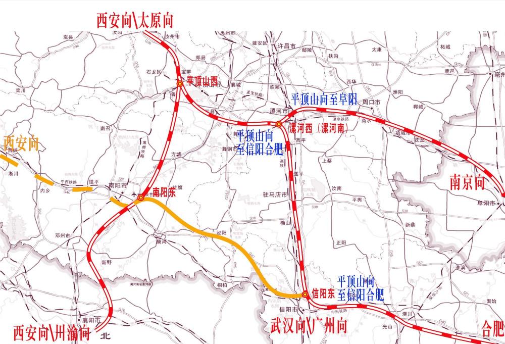 规划漯河南站宁洛高铁南下驻马店信阳机会来了