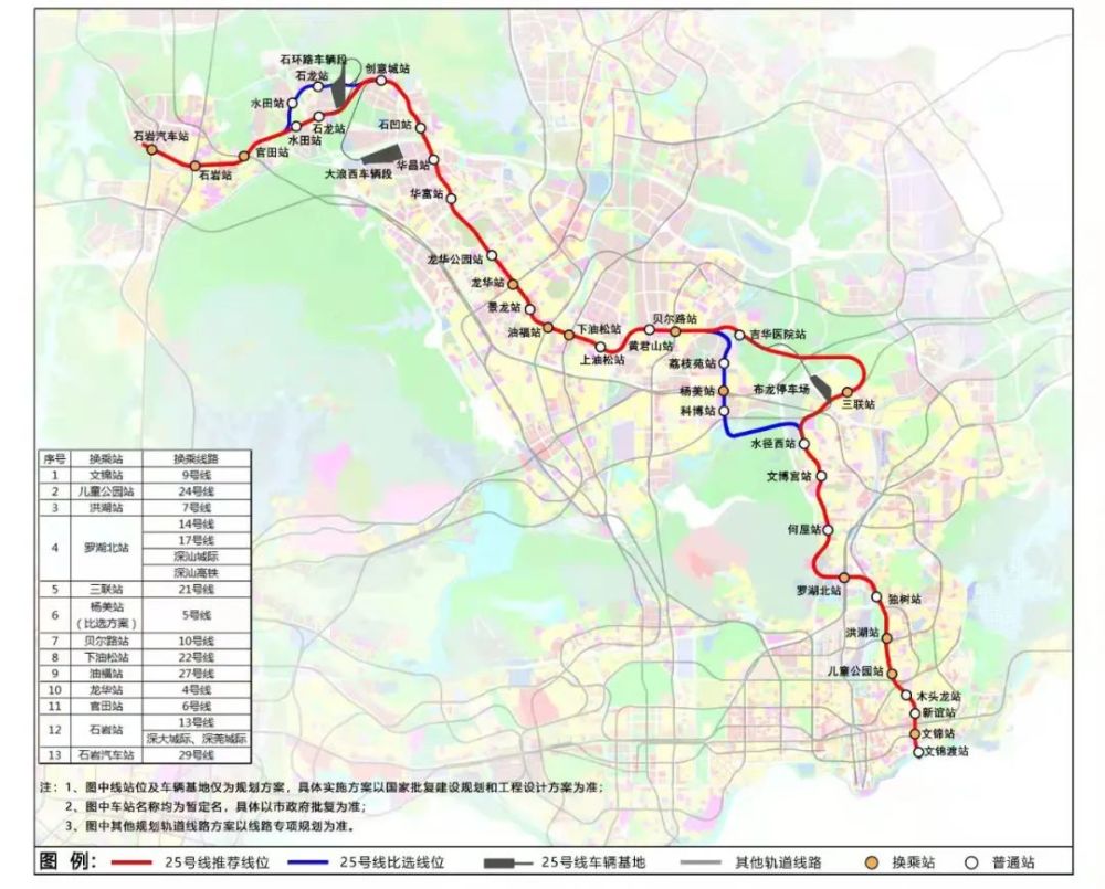 深圳五期规划6支南延没了18号线概率不大22号线铁定要上