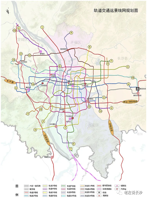 长株潭超高铁枢纽拟选址解放垸,与5号线,9号线以及城际铁路(京