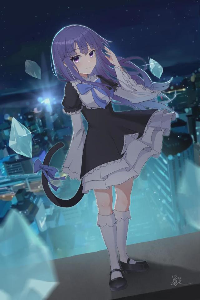 动漫美图:《寒蝉鸣泣之时》古手梨花
