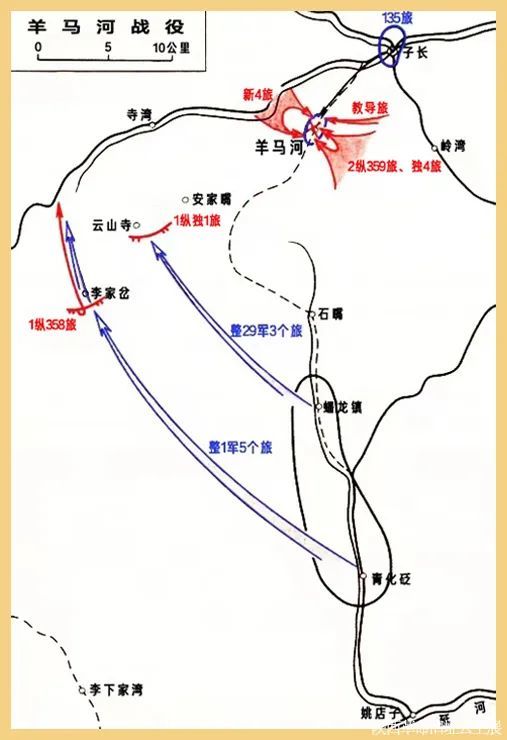 红旗漫卷陕西革命旧址云上展羊马河战役遗址