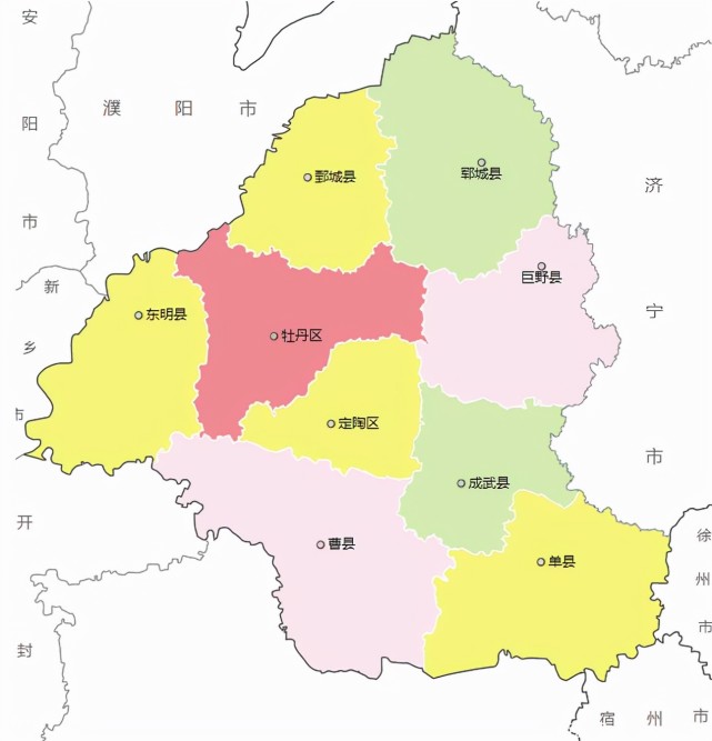 山东省的区划调整,16个地级市之一,菏泽市为何有9个区县?