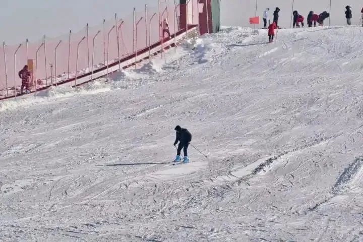 德州市冰雪节盛装开幕宁津德百杂技蟋蟀谷滑雪场同步开放