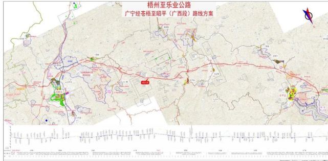 梧州至乐业高速公路是广西高速路网规划中"横五线"的重要组成部分,是