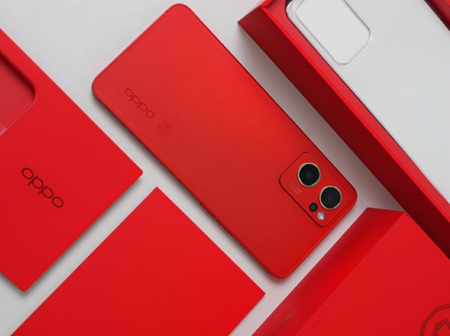 oppo唯一一款红色手机,reno7红丝绒新年特别版定价2699元