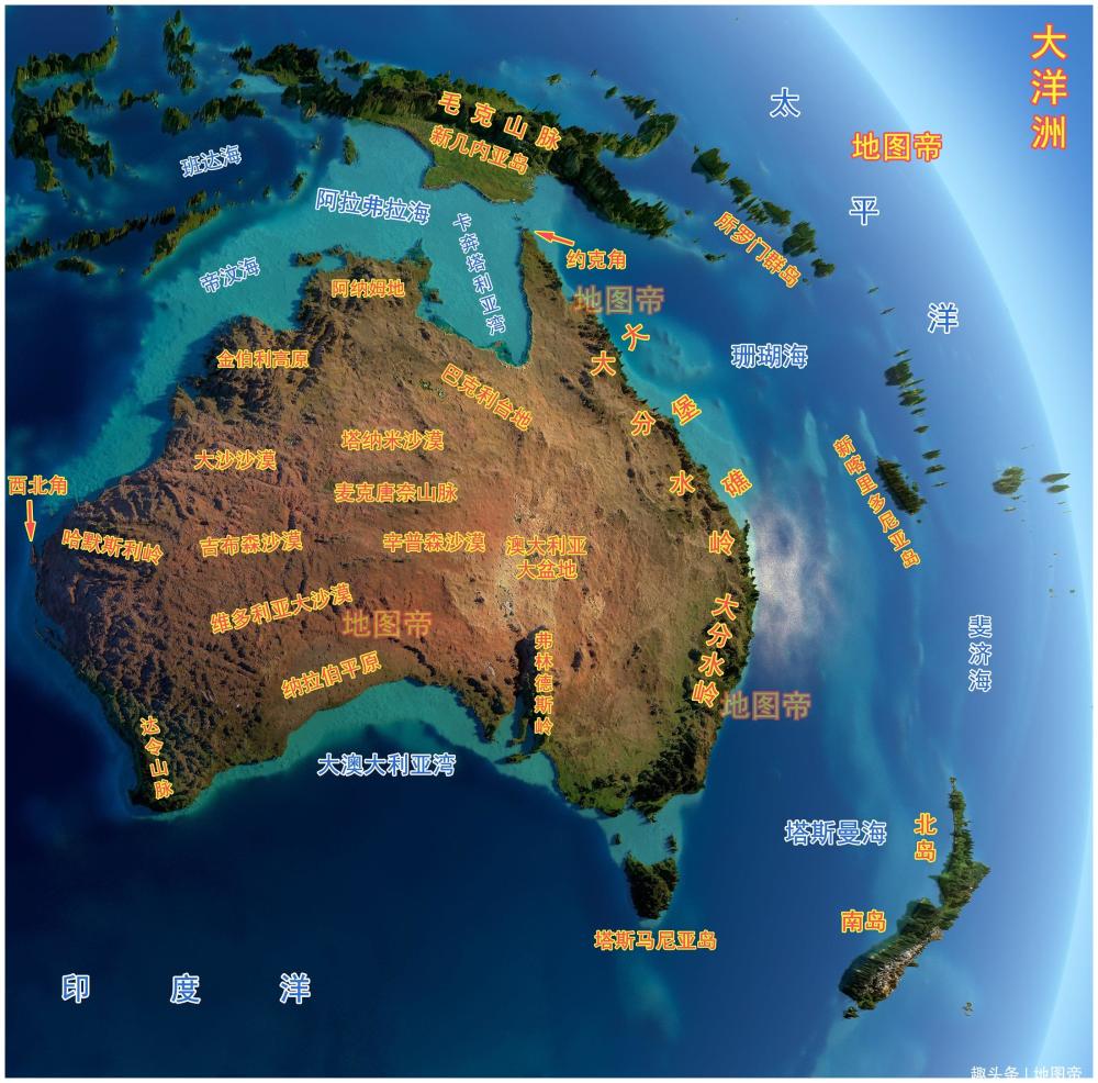 澳大利亚面积769万平方公里为何只有8个省级行政区