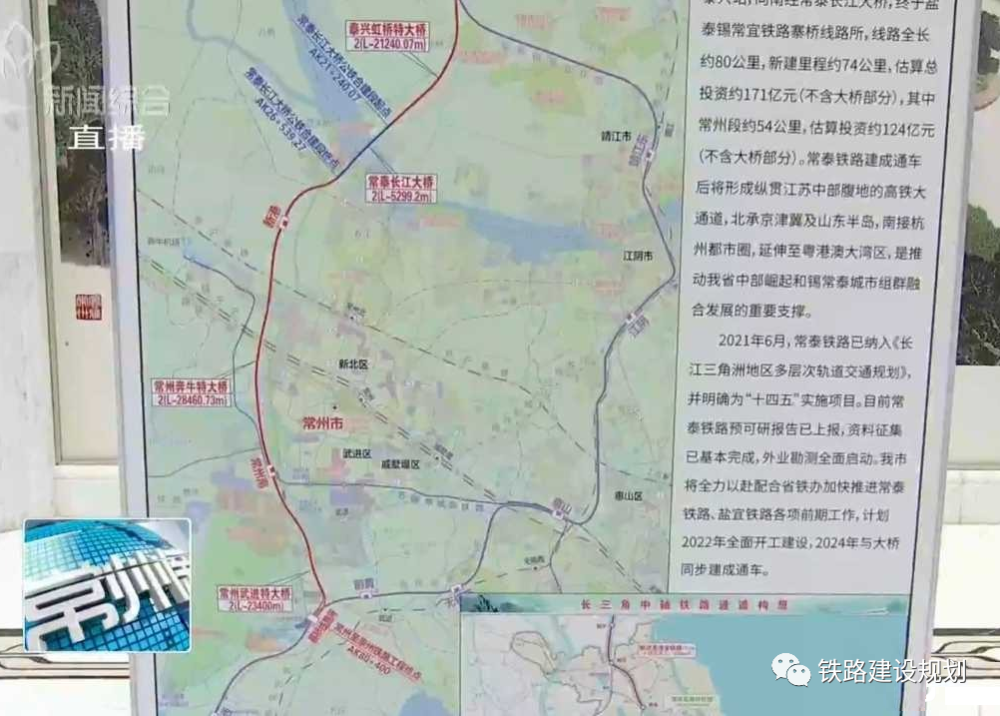 这条城际铁路计划2022年将全面开工建设涉及泰州