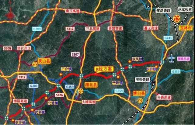 玉林这条高速公路开工,经过你家附近吗?