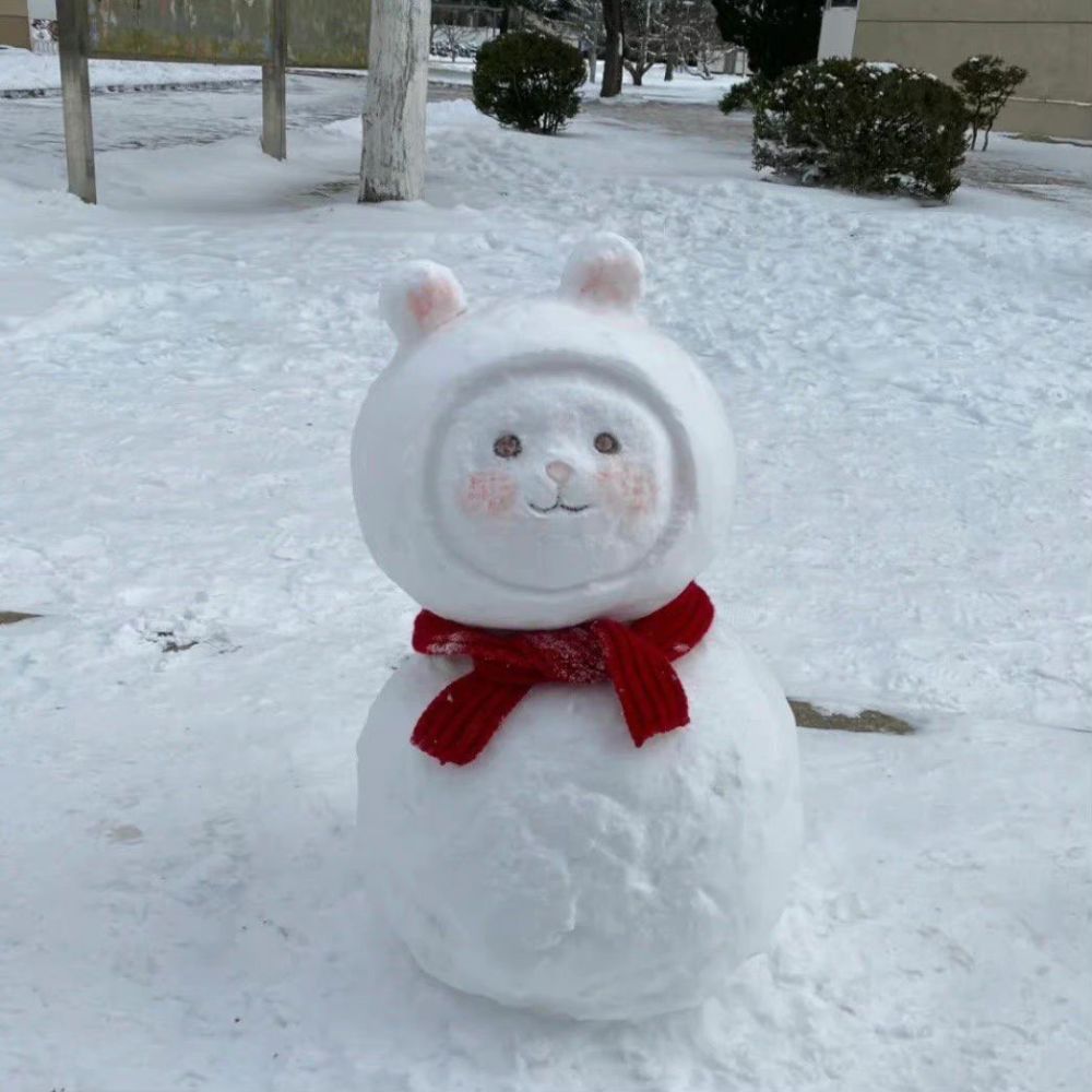 冬日限定超可爱的雪人头像南方盆友速来