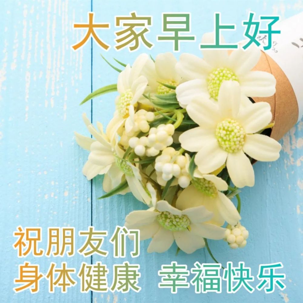 真心朋友早上好祝福图片精选早安心语问候美图