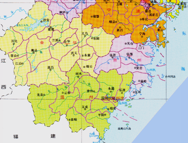 浙江省的区划变动,11个地级市之一,温州市为何有12个