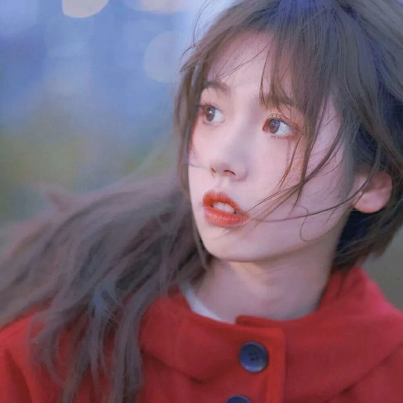 红色系女头祝大家新年快乐