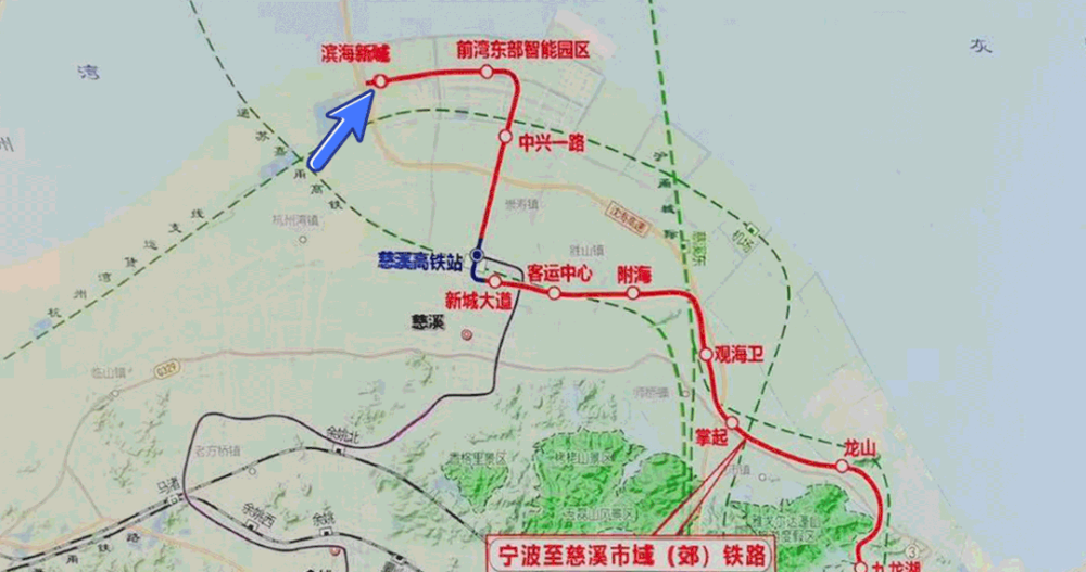 前湾新区揭牌宁波至慈溪城际力争明年底开工官方最新回复