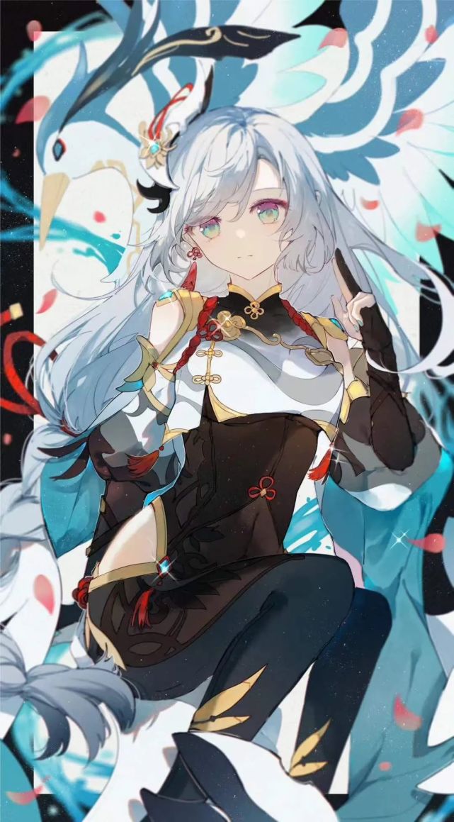 【每日一图】申鹤|申鹤|pixiv|壁纸