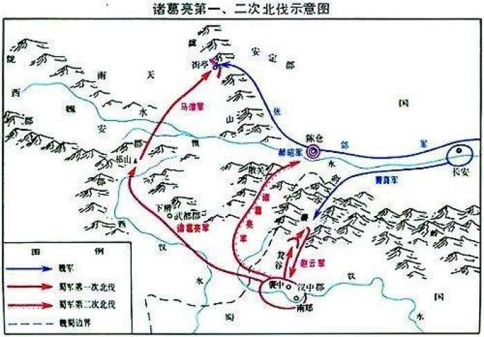 诸葛亮第一次北伐败得有多惨看看死的11位大将都是谁就明白了