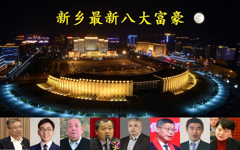 河南新乡最有钱的8位大老板人均身价1924亿元人民币