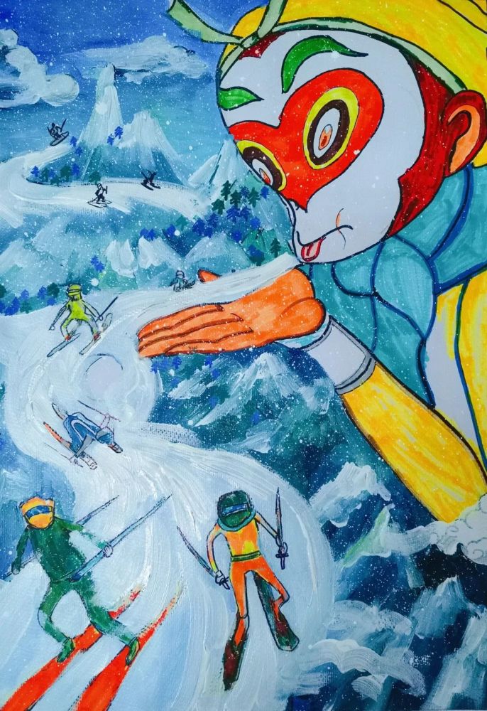 爱冰雪迎冬奥全国青少年冰雪美术作品展丨展讯