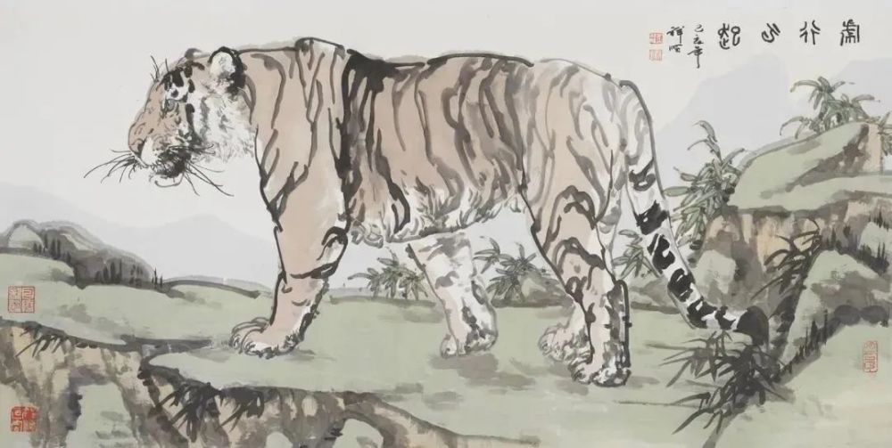 今日分享虎年赏虎画孟祥顺