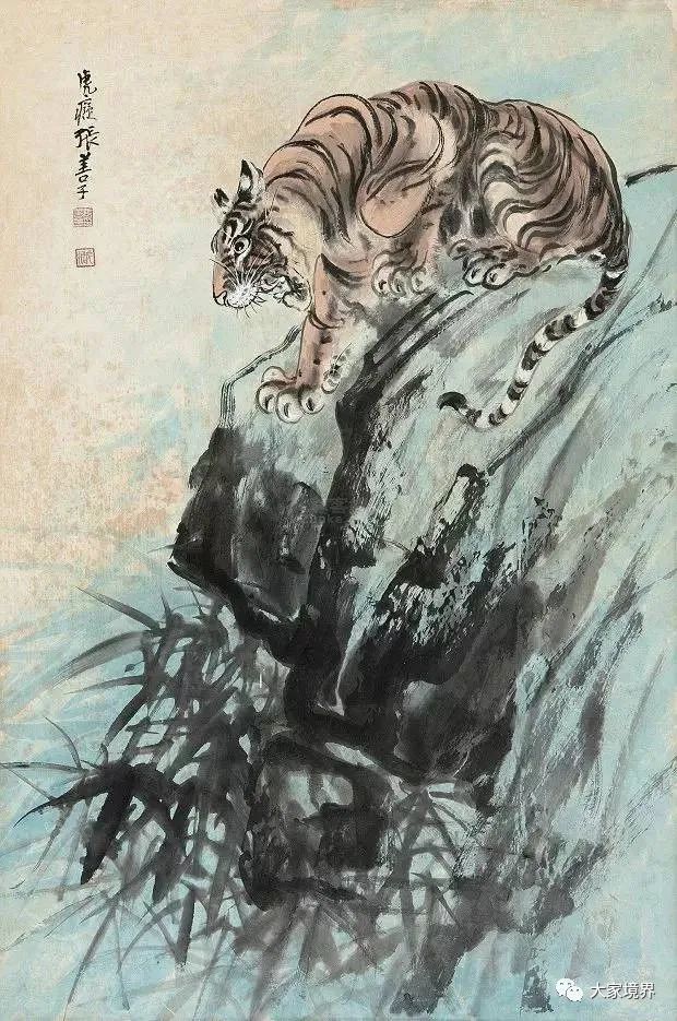 刘继卣画虎刘继卣(1918-1983),杰出的中国画家,新中