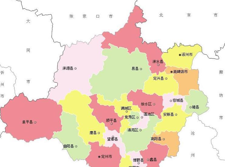 河北省的区划调整11个地级市之一保定市为何有26个区县