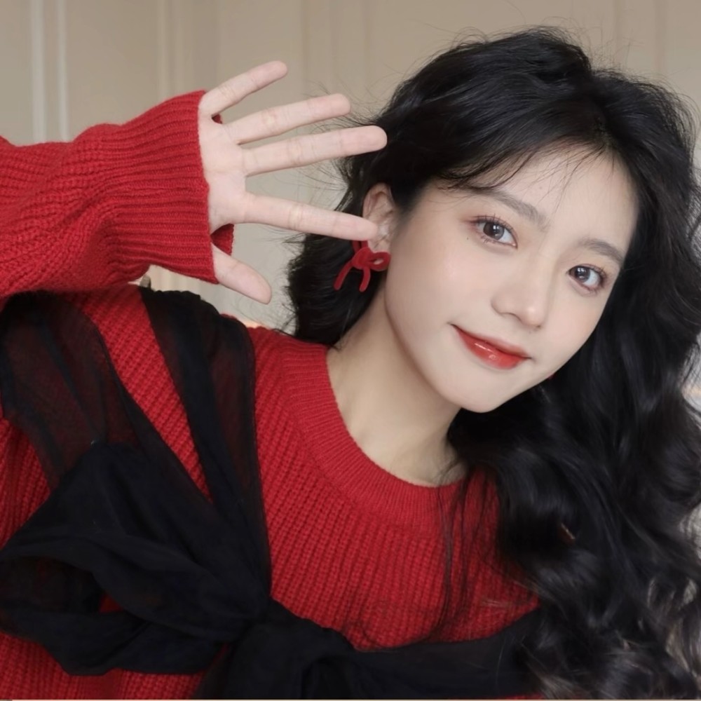 ins新年必备红色系女头