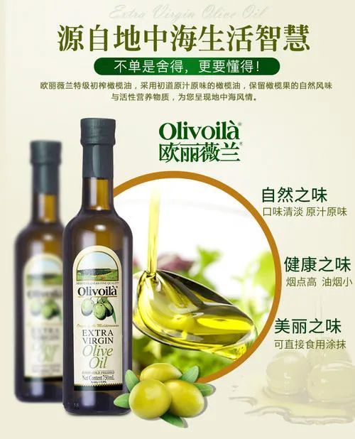 一个橄榄油,欧丽薇兰赋予欧洲文化,贝蒂斯则赋予西班牙皇家文化,不同