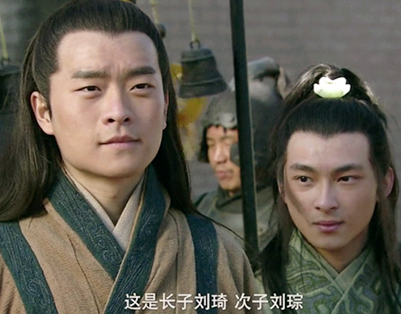 刘表有两个儿子,一个是长子刘琦,一个是次子刘琮,都是他的前妻所生.