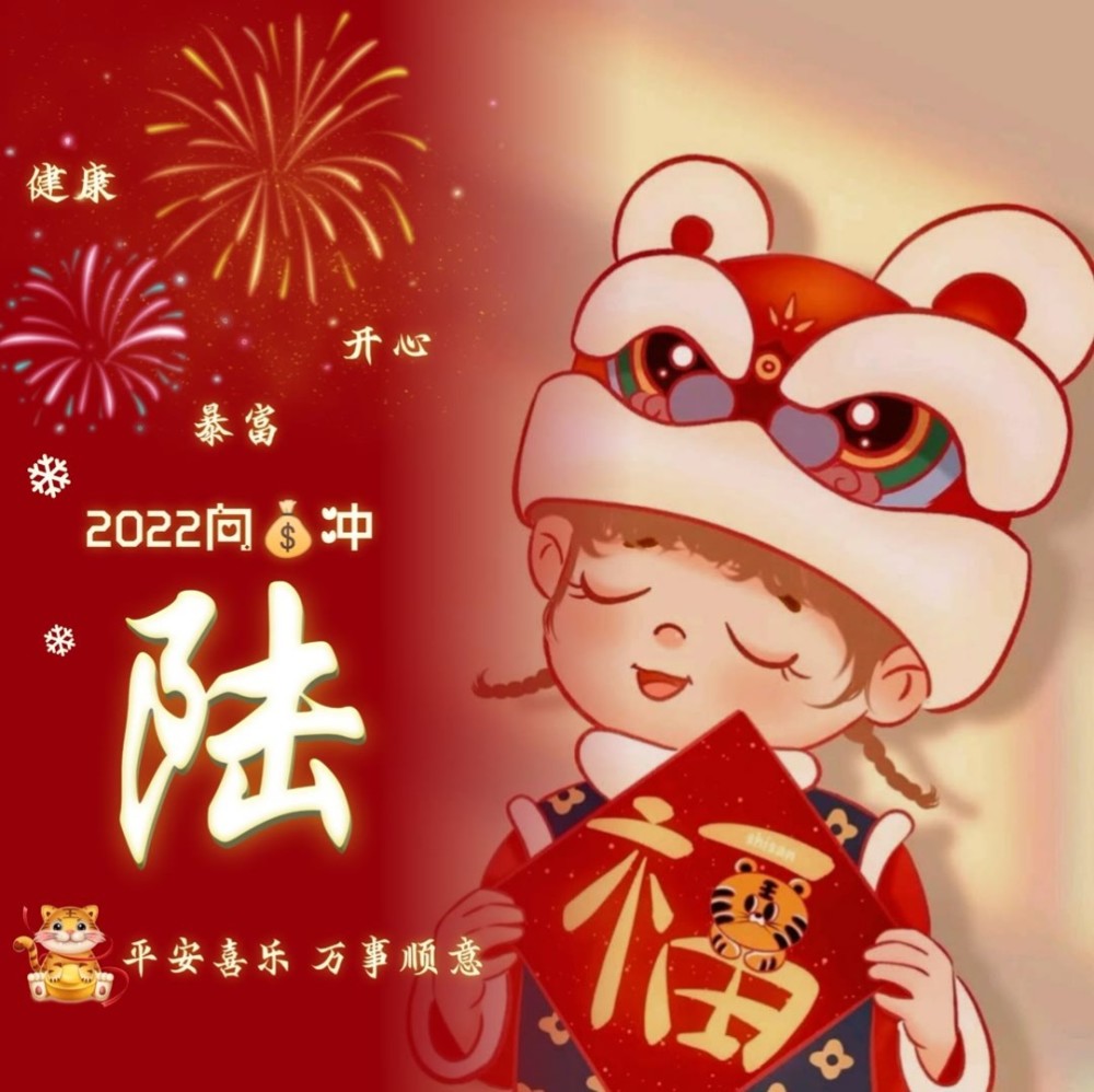 2022新年姓氏头像分享