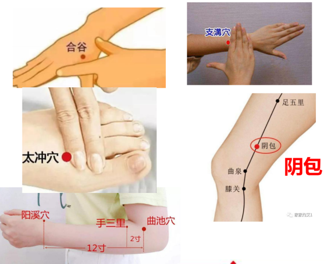 手法:啥也没有,双手来凑干咳:合谷,支沟,手三里,太冲,阴包咳嗽的表现