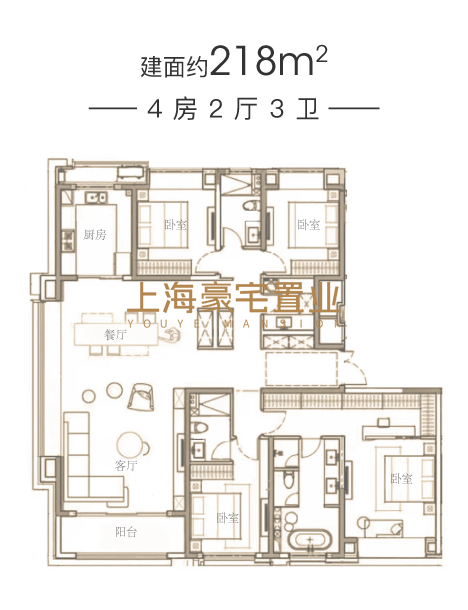 保利大宁项目供应1300套99-218㎡3-4房全套户型图曝光!