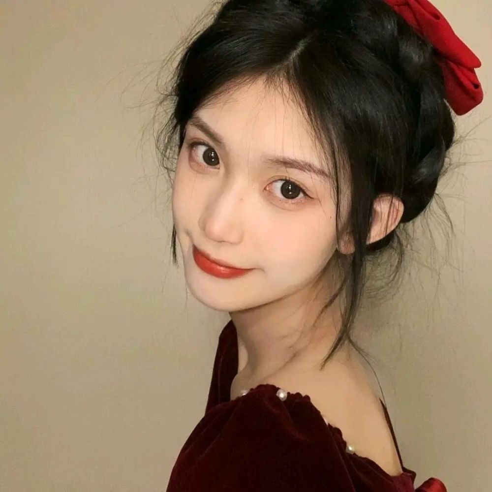 新年女头虎年好运女生头像