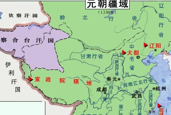 元朝时期疆域有多大能囊括西伯利亚不画地图是一门学问