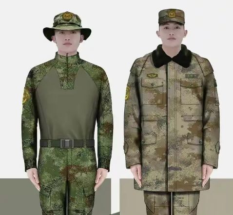 换装新21式作训服正有序进行2022年春季入伍的你就能穿上了哟