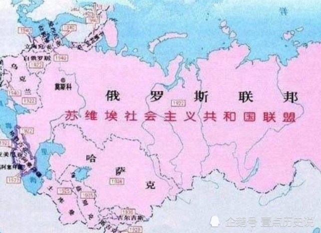 苏联部分加盟共和国地图