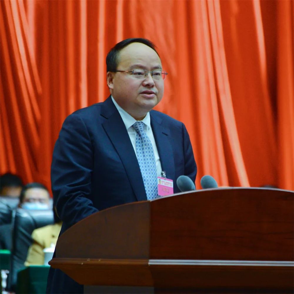 受县政协第十届委员会常务委员会委托,李传宏同志向