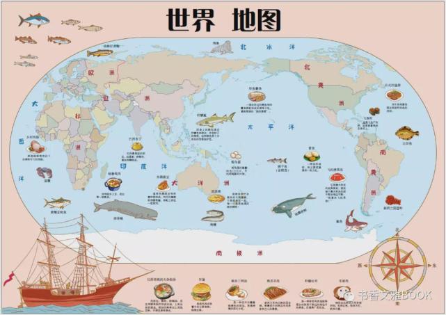 《手绘中国美食地图》,《手绘世界美食地图》将陆续出版,敬请期待!