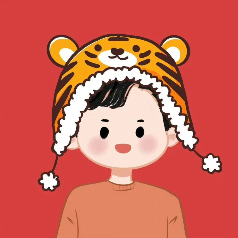 情头新年红色单人情侣头像