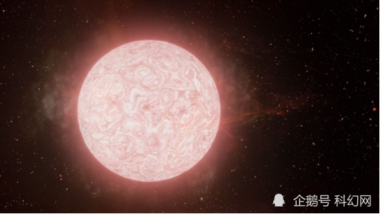 首次观测红超巨星消亡过程闪烁如同定时炸弹