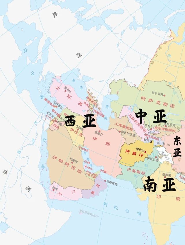 阿富汗北部的五个"斯坦"都是原苏联加盟共和国,乌兹别克,哈萨克等民族