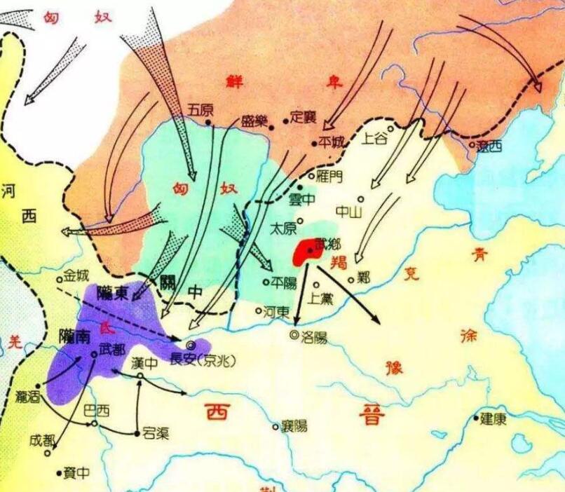 拓跋氏的拓跋鲜卑代国北魏东魏西魏之间有什么区别